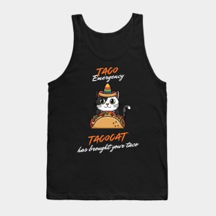 Taco Emergency Tacocat Has Brought Your Taco Tank Top